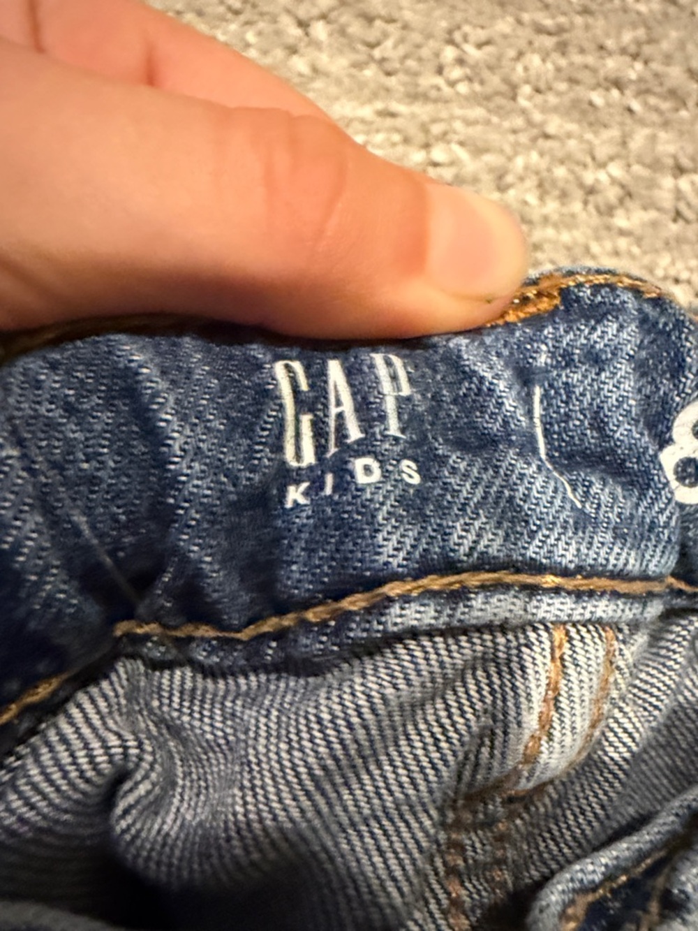 GAP Kids Distressed Blue Denim Jeans - Picture 6 of 6